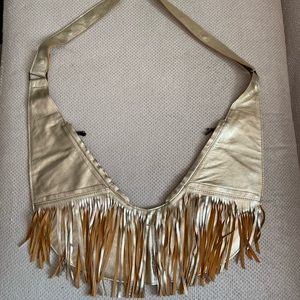 Sash crossbody leather bag